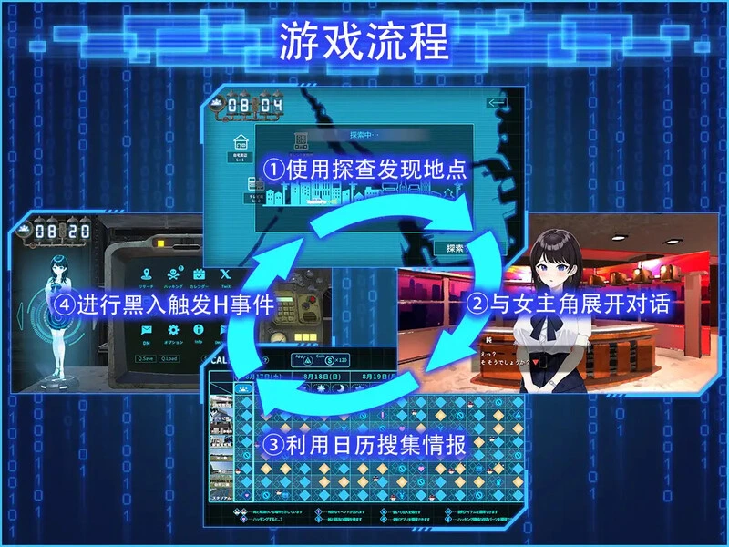图片[2]-[SLG/PC/全动态/全回想/DLC] LOOK.hcaII ver1.5 官方中文步兵版 正式版+DLC全回想解放 [5.50G/FM转度/20XY00304] - 星次元-星次元